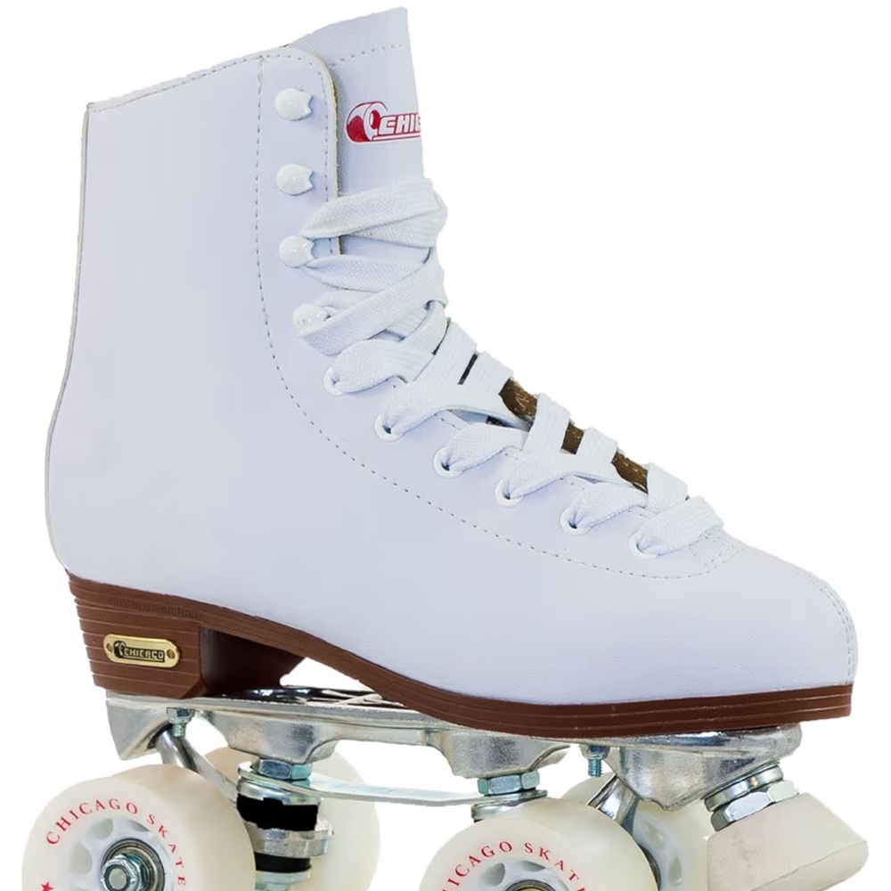 Chicago White Roller Skates
